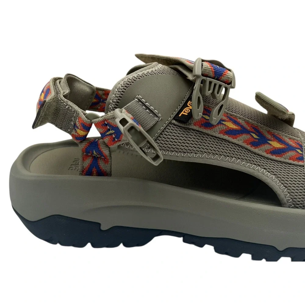 Teva Mens Hurricane Ampsole Sport Outdoor Sandal Size 10 Olive-Green-Blue-Yellow